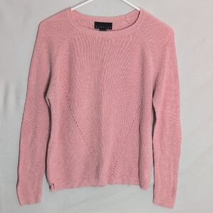Attention Soft Pink Crew Neck Sweater